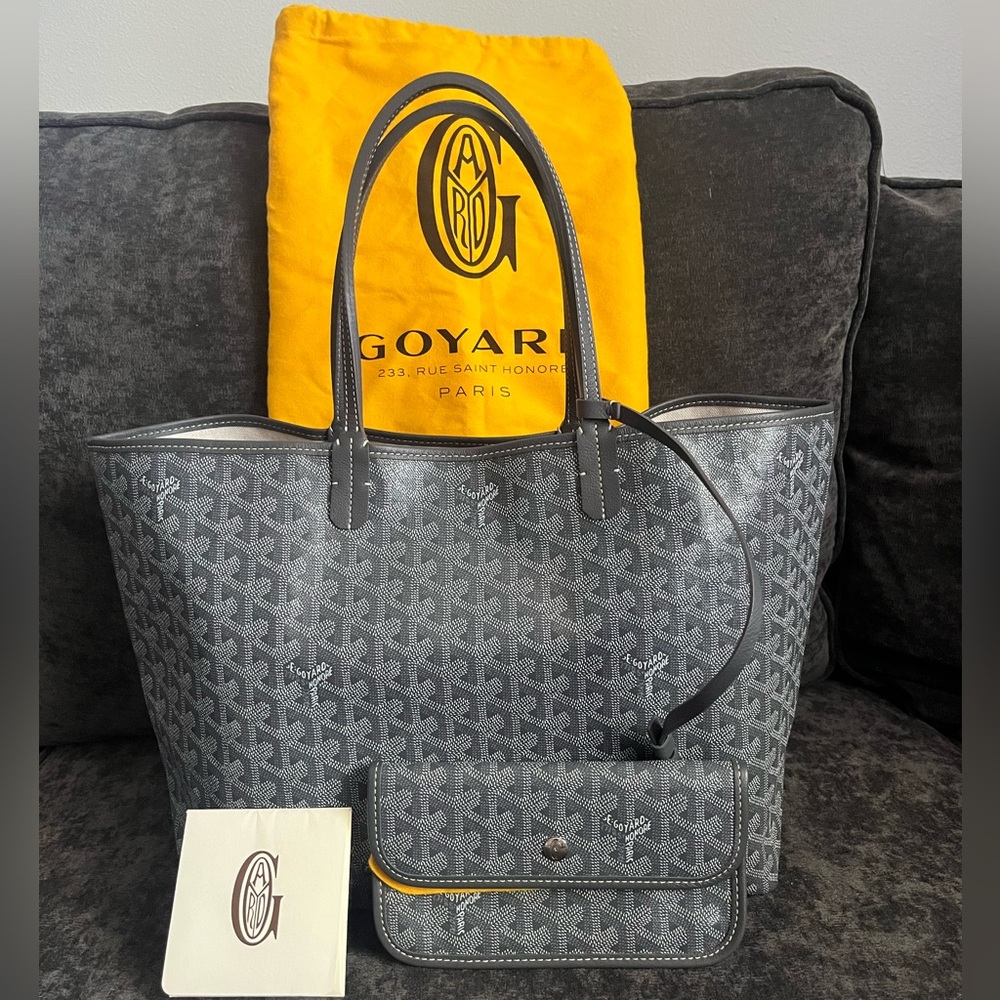 Goyard St. Louis PM tote, Gray